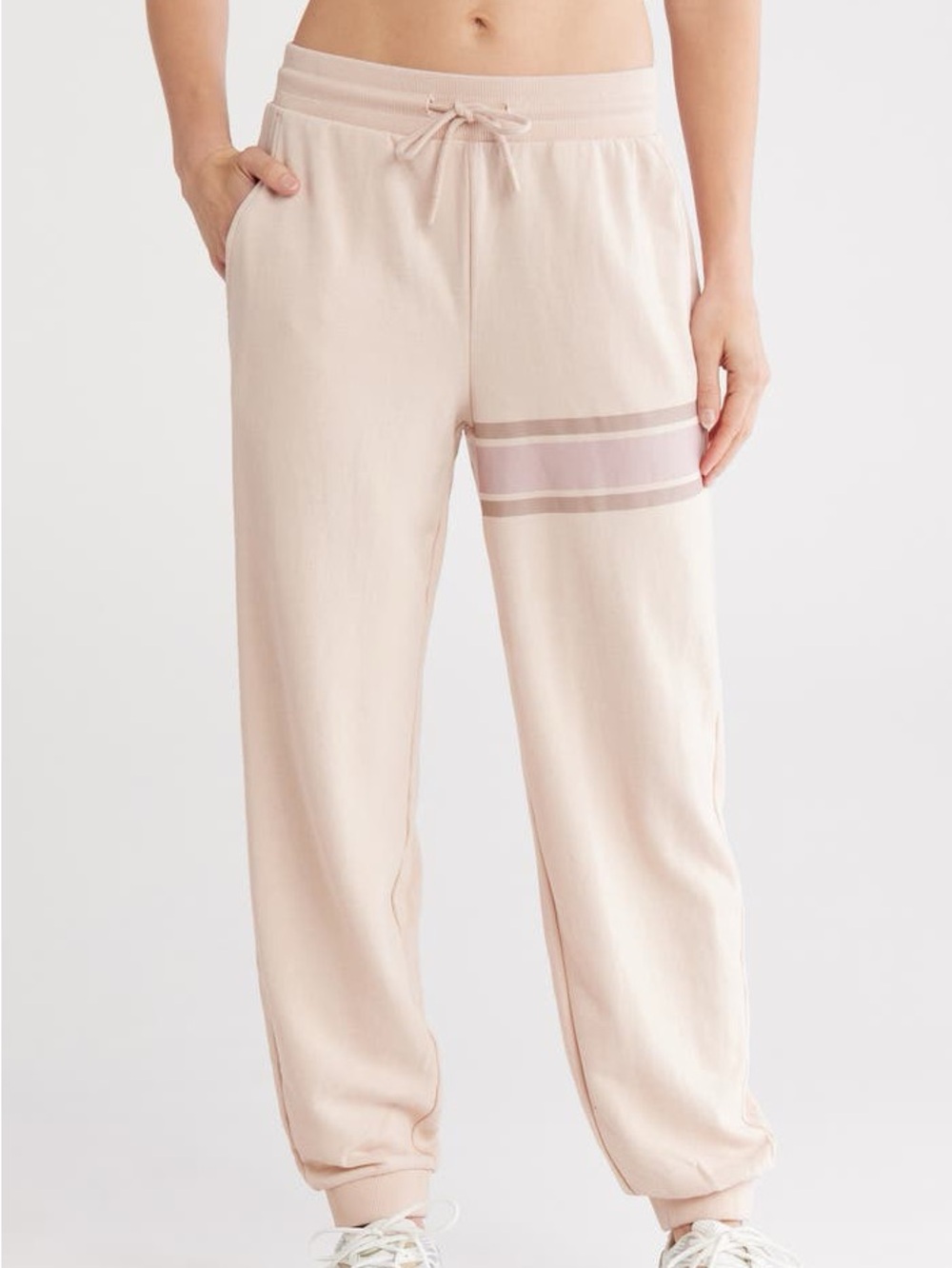 NWT Yogalicious Women's Wash Baby Terry Chill Vibes Printed Joggers Small